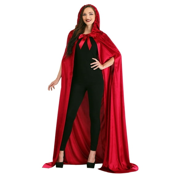Crimson Riding Cloak for Adults