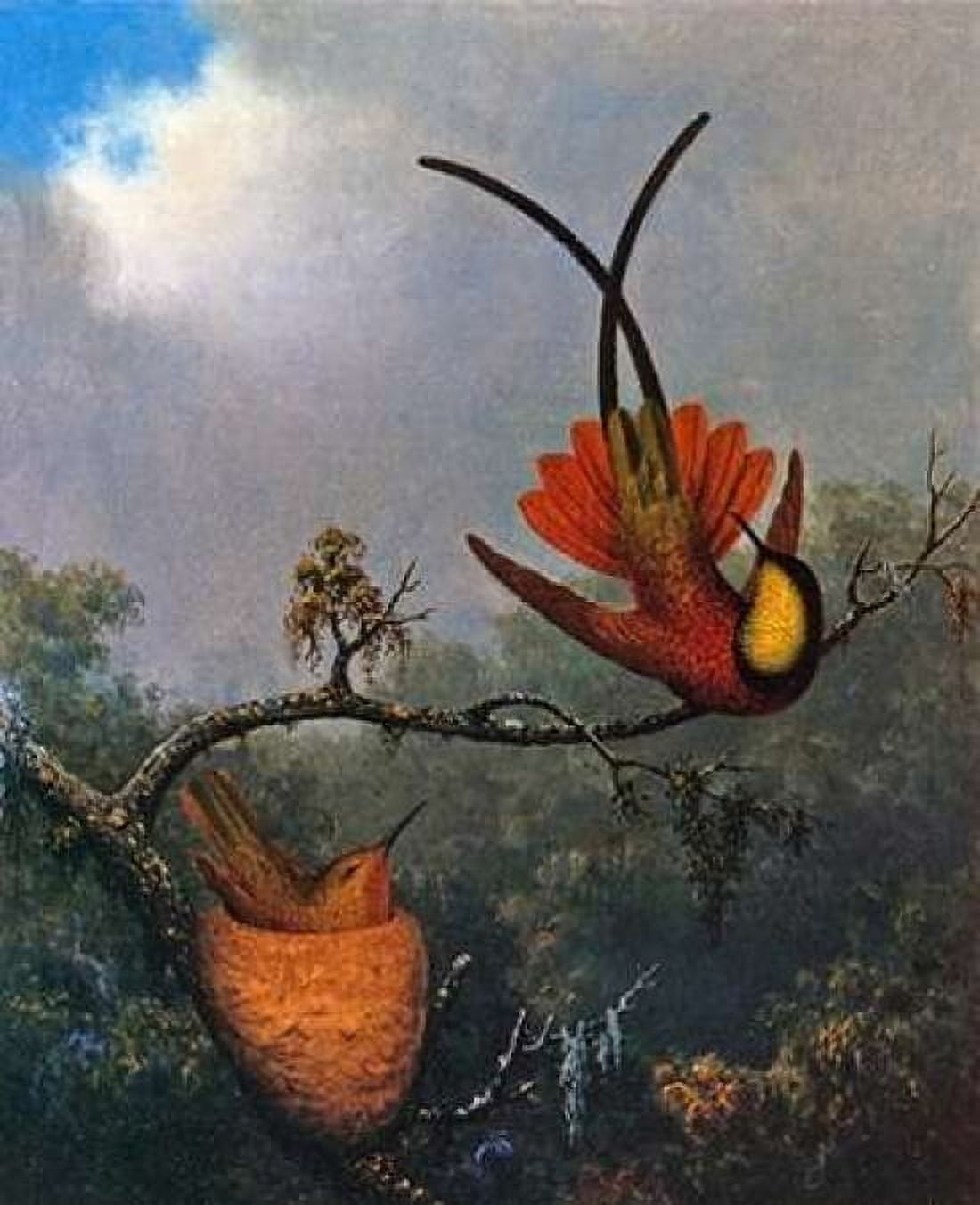 Crimson Topaz Canvas Art - Martin Johnson Heade (24 x 30)