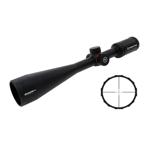 Crimson Trace Brushline Pro Riflescope 3-12x42 30mm Plex Reticle