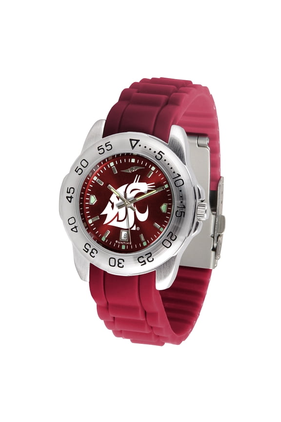 Crimson Washington State Cougars Sport AC AnoChrome Watch