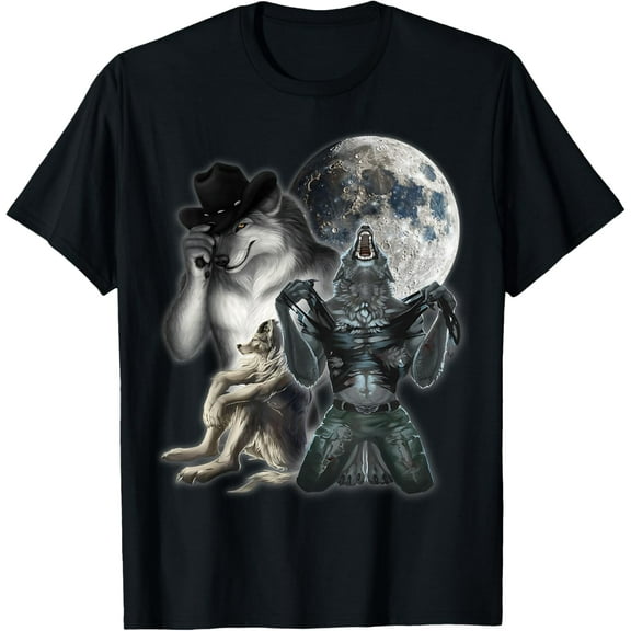 Cringe Alpha Wolf T-Shirt Tops Tee