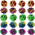 thumbnail image 1 of Crinkle Cat Balls Toys, 20 Pack Original Mylar Cat Crinkle Balls Glitter Indoor Cat Kitten Toys, Interesting Crinkly Sounds, 1 of 6