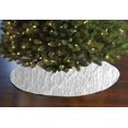 thumbnail image 1 of Crinkle Crushed Pattern Tree Skirt Christmas Decoration 54" Round, 1 of 1