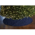 thumbnail image 1 of Crinkle Crushed Pattern Tree Skirt Christmas Decoration 54" Round, 1 of 1