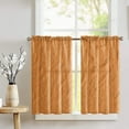 thumbnail image 1 of Crinkle Crushed Taffeta Café Tier Curtains Window Treatment Kitchen Home Décor, 1 of 1