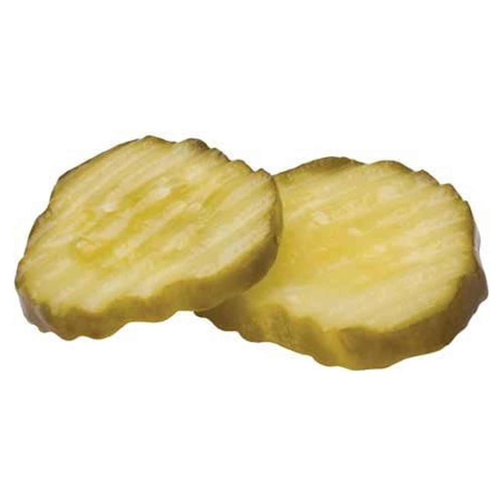 Crinkle Cut Hamburger Slice Dill Pickle, 1 Gallon -- 4 Per Case 