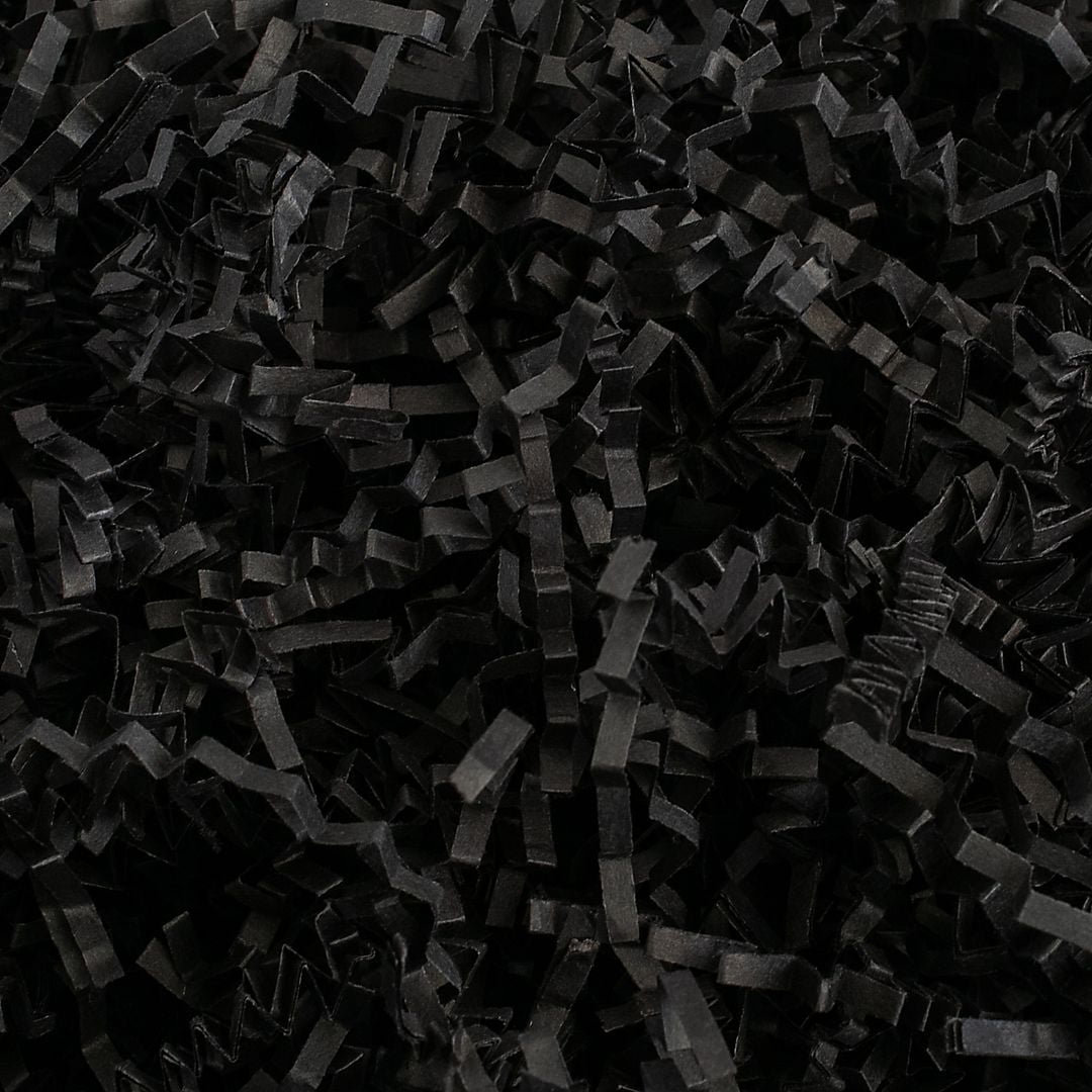 Magic Water Supply Crinkle Cut Paper Shred Filler Black Craft Filling