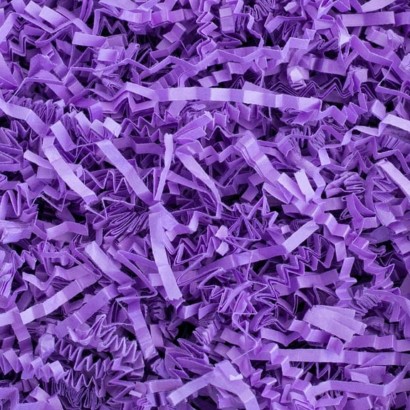 Crinkle Cut Paper Shred Filler (1/2 LB) for Gift Wrapping & Basket Filling - Purple| MagicWater Supply