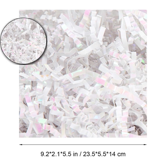 Crinkle Cut Paper Shred Filler, Paper Shreds for Basket Fillers, Birthday, Gift Wrapping, Anniversary, Wedding, Halloween, Thanksgiving, Christmas Women Gift Decor Party Filler