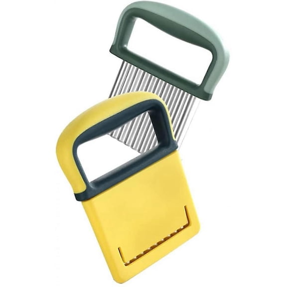 Crinkle Cutter Serrator Wave Wolf Tooth Fries Chopping Knife