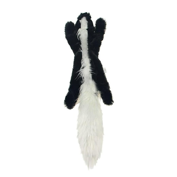Crinkle Dog Squeaky Toys, Durable Dog Toys, Plush Dog Toy for Small to Large Dogs - Skunk