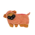 thumbnail image 1 of Crinkle Dog Toy, No Stuffing Dog Chew Toys Pineapple Plush Squeaky Pet Toy for Small Medium Dogs Interactive Training Puppy Toys Cute Stuffed Animal , Orange, 10x7.5 inch, 1Pcs, 1 of 7