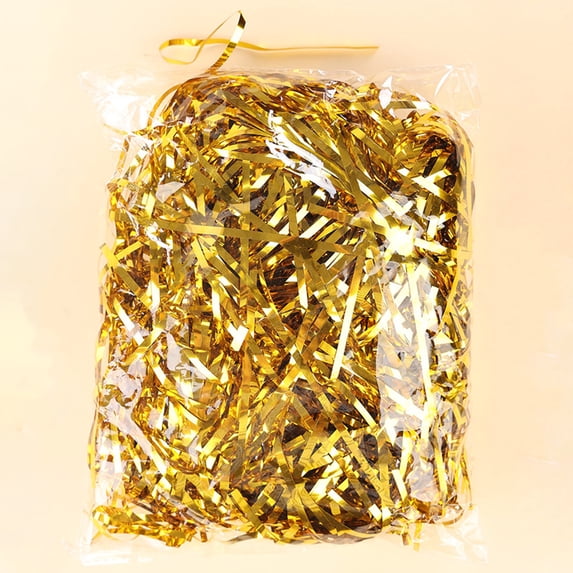 Crinkle Iridescent Paper Metallic Shredded Paper Filler Gift Box Supplies