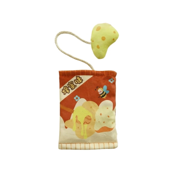 Crinkle Paper Catnip Toy for Indoor Cats Interactive Potato Chip Bag Design Hide and Seek Plush Toy with Sound Paper for Teething Chew and Boredom Relief Activity