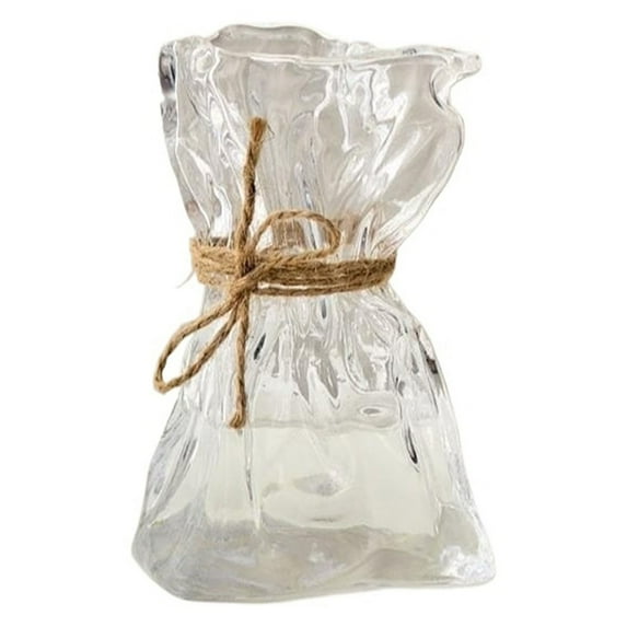 Crinkle Paperbag Design Flower Vase, Cute Irregular Shaped Flowers Vases