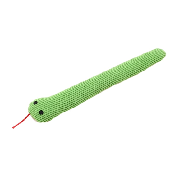 Crinkle Stuffed Toy Snake For Indoor Play Kitten Green Snake Sound Paper Engaging Toy