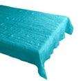 thumbnail image 1 of Crinkle Style Crushed Taffeta Tablecloth Aqua, 1 of 1