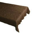 thumbnail image 1 of Crinkle Style Crushed Taffeta Tablecloth Brown, 1 of 1