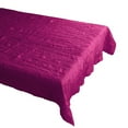 thumbnail image 1 of Crinkle Style Crushed Taffeta Tablecloth Fuchsia, 1 of 1