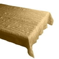 thumbnail image 1 of Crinkle Style Crushed Taffeta Tablecloth Gold, 1 of 1