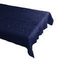 thumbnail image 1 of Crinkle Style Crushed Taffeta Tablecloth Navy, 1 of 1