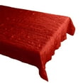 thumbnail image 1 of Crinkle Style Crushed Taffeta Tablecloth Red, 1 of 1