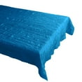 thumbnail image 1 of Crinkle Style Crushed Taffeta Tablecloth Turquoise, 1 of 1