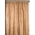 thumbnail image 1 of Crinkle Taffeta Crushed Pattern Single Curtain Panel 54 Inch Wide Gold, 1 of 1