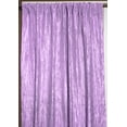 thumbnail image 1 of Crinkle Taffeta Crushed Pattern Single Curtain Panel 54 Inch Wide Lavender, 1 of 1