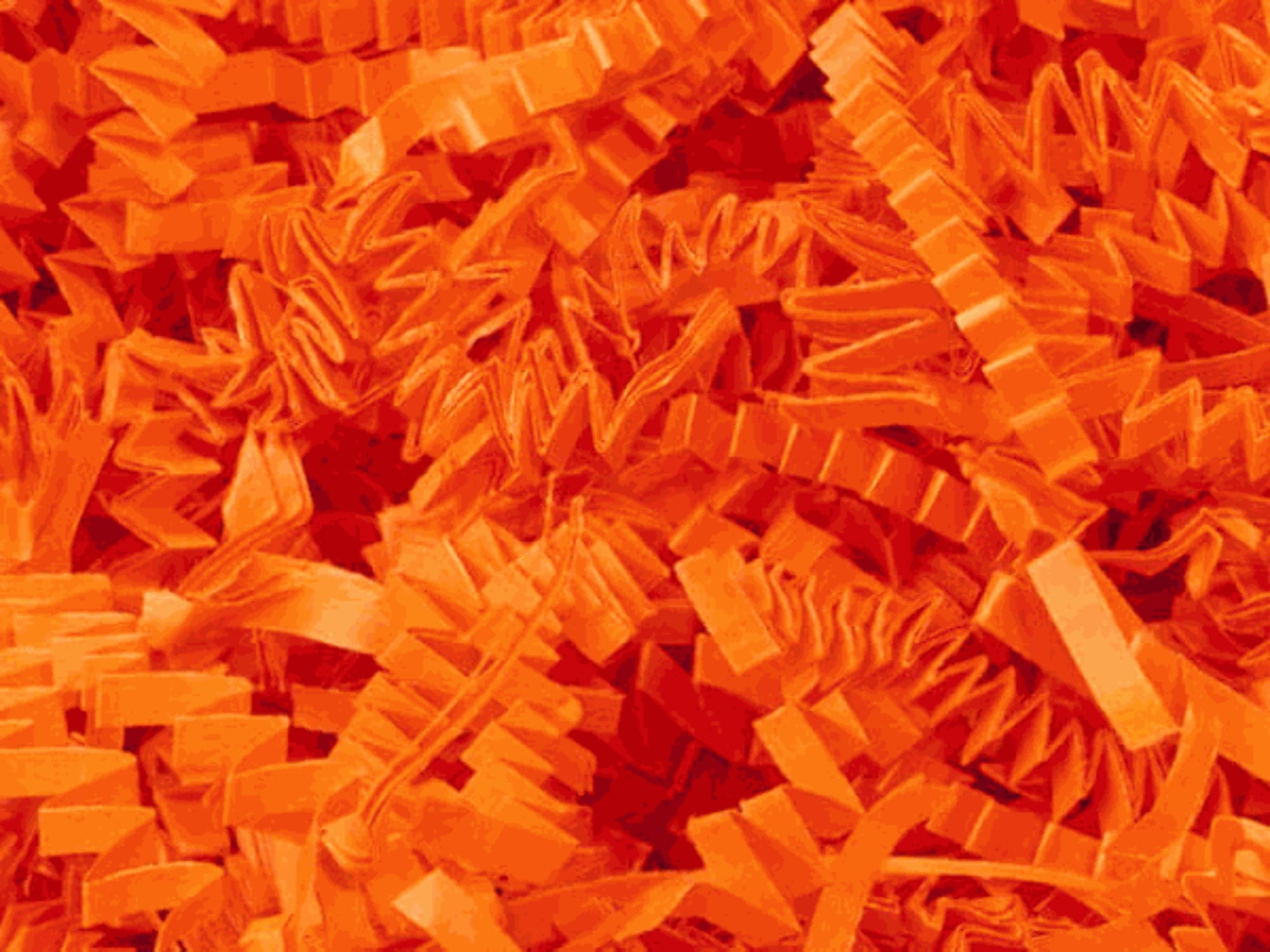 10 LB Orange Crinkle Paper Filler