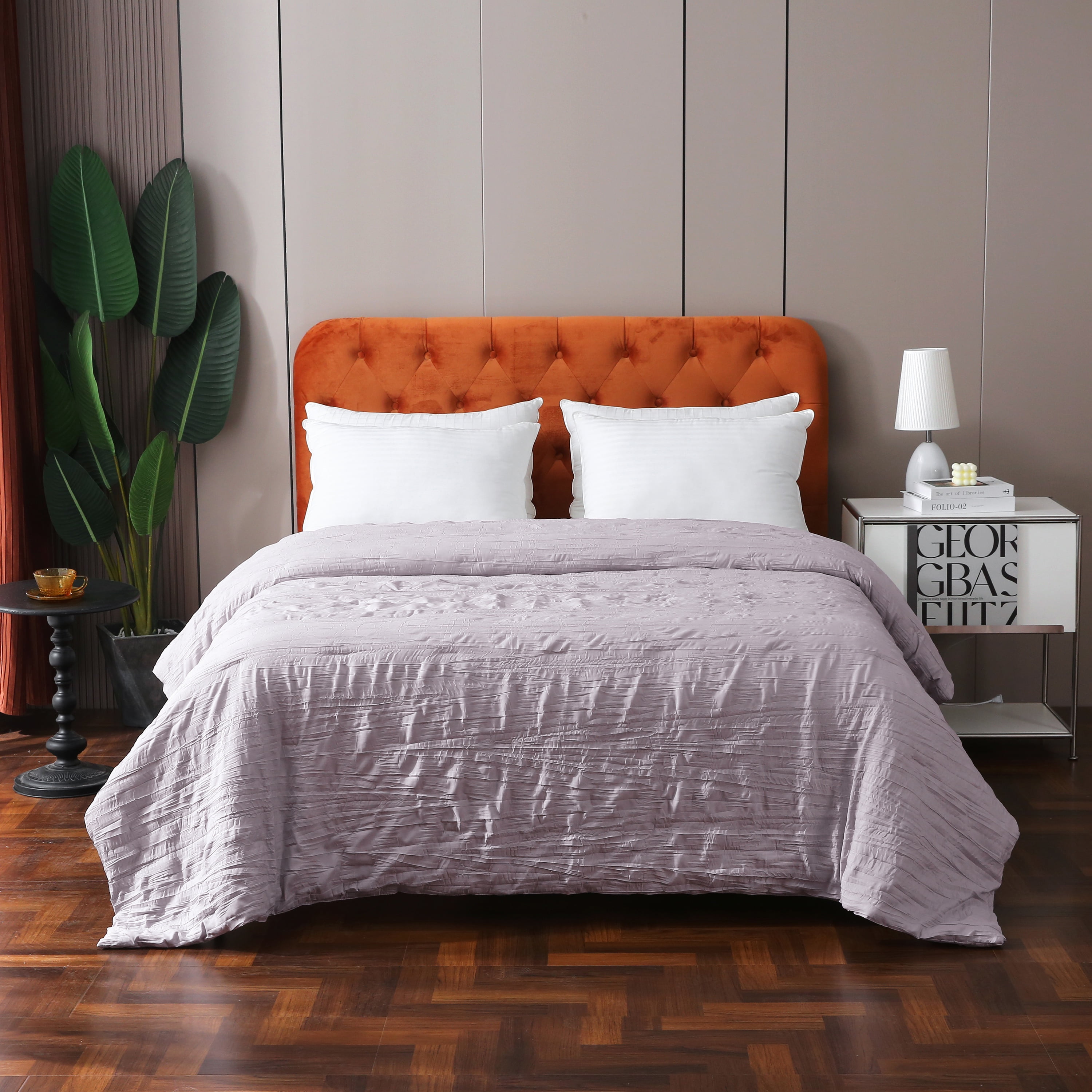 Crinkled Down Alternative Blanket