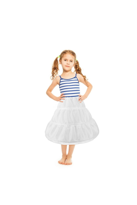 Crinoline Underskirt Dress Underskirt Girls Hoops Petticoat Bubble Skirt Crinoline for Children Kids