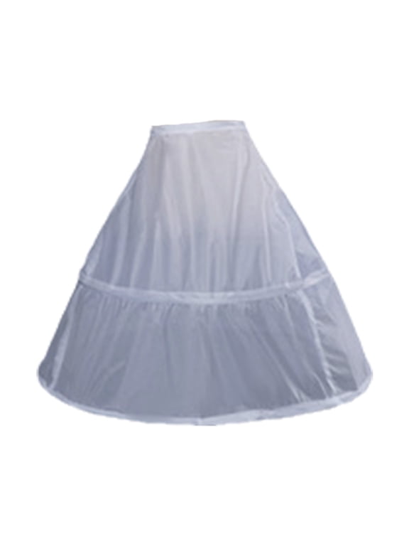 Crinoline Underskirt Petticoat Floor / Knee Length for Women Girls Hoop Skirt
