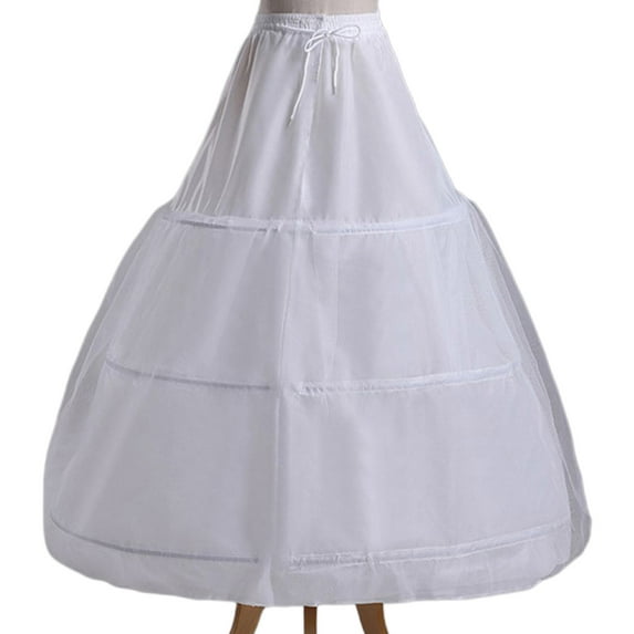 Crinoline Underskirt Petticoat Floor Length for Women Girls Hoop Skirt Plus Size