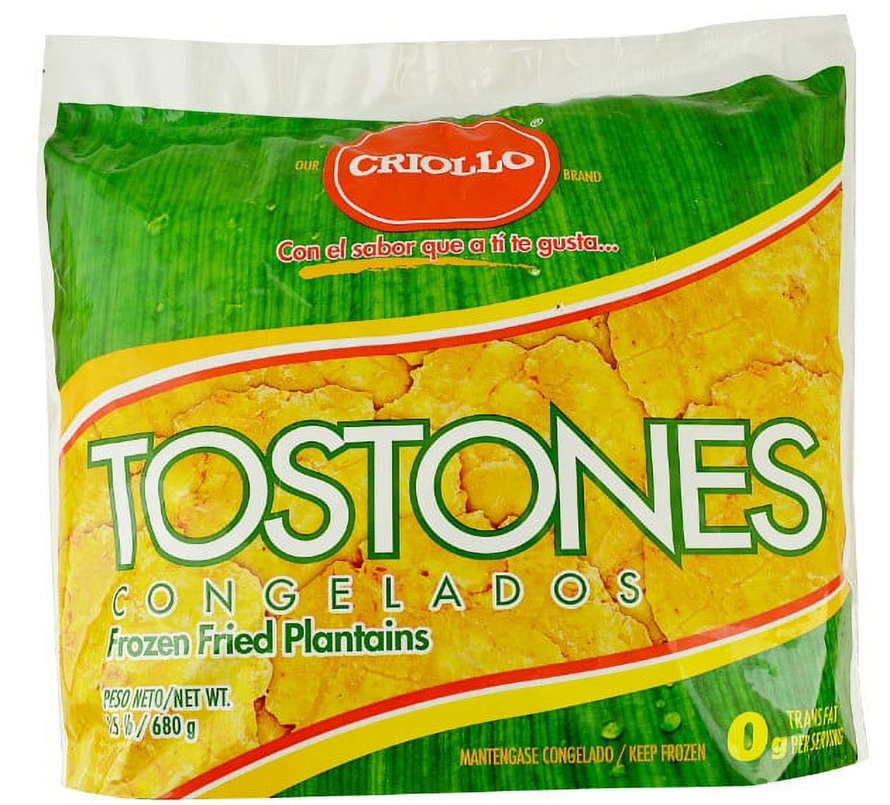 Criollo, Tostones, Green Plantains, Frozen, 24oz