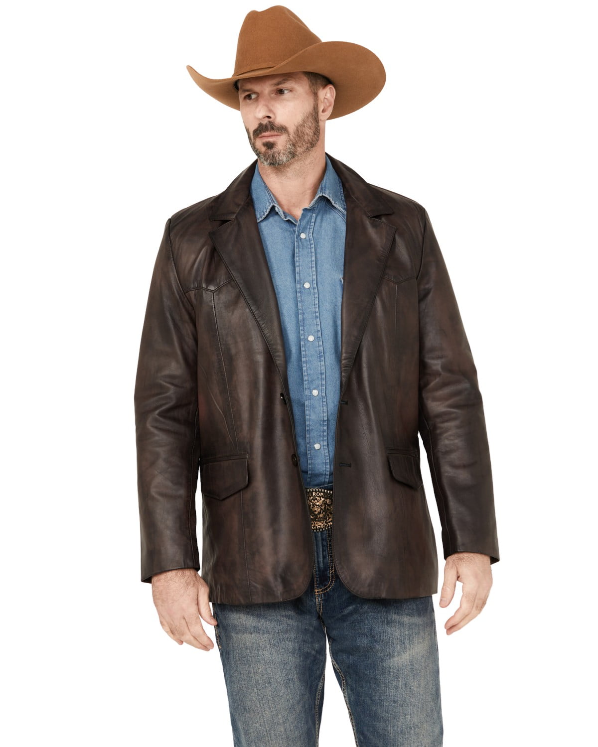 Cody james leather blazer hot sale