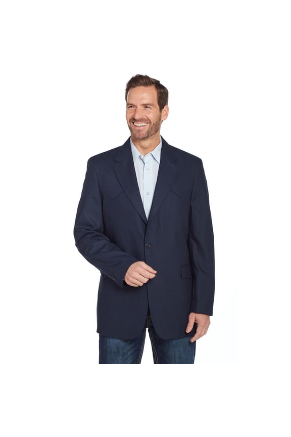 Mens Plano Sport Coat 40 L Navy