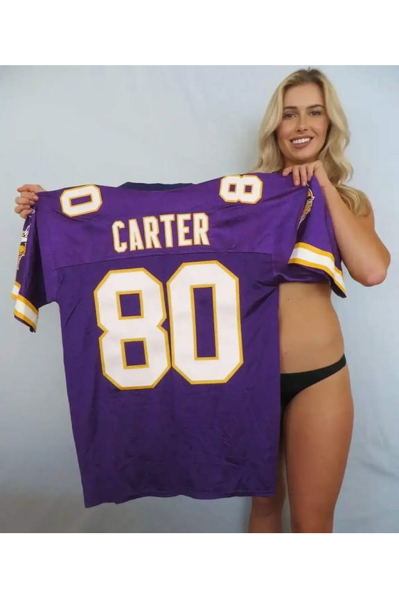 Cris Carter Minnesota Vikings Reebok purple jersey NEW