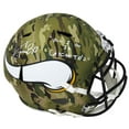 thumbnail image 1 of Cris Carter Signed Minnesota Vikings CAMO Riddell Speed Full Size Replica Helmet w/All I Do Is Catch TD's, 1 of 1