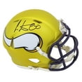 thumbnail image 1 of Cris Carter Signed Minnesota Vikings FLASH Riddell Speed Mini Helmet, 1 of 1