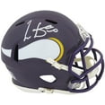 thumbnail image 1 of Cris Carter Signed Minnesota Vikings Throwback Riddell Speed Mini Helmet, 1 of 1