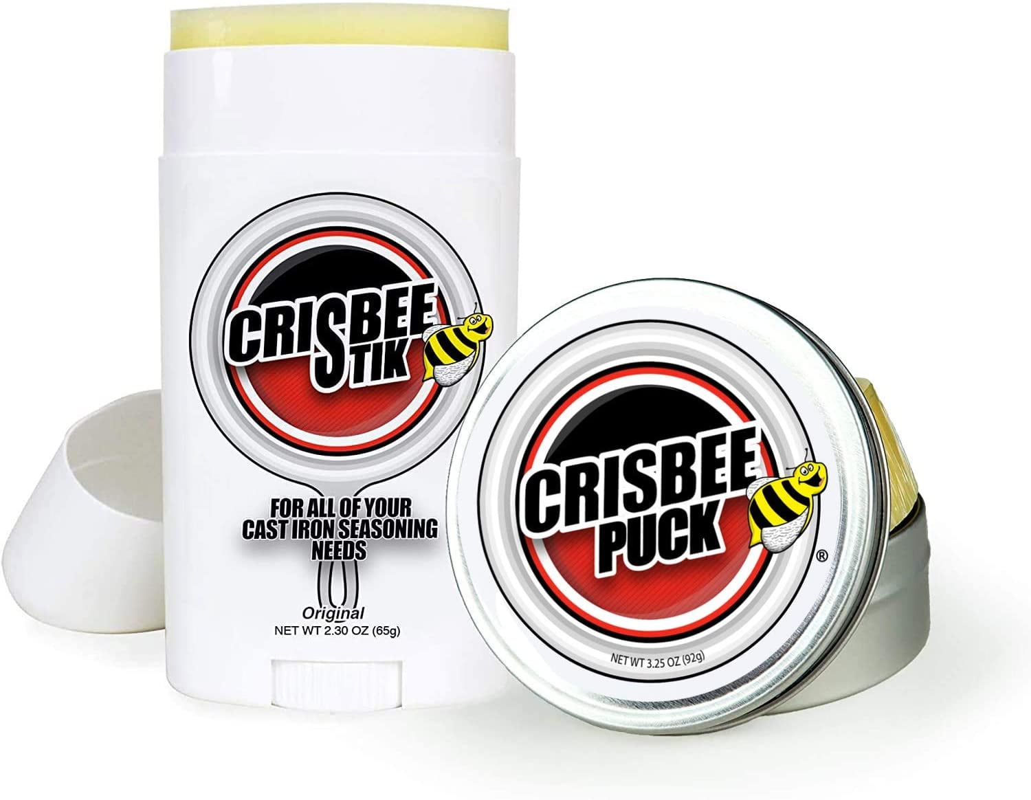 Crisbee 3.5 Mini Skillet Cast Iron Care Kit 2.75 Oz Oil Designed