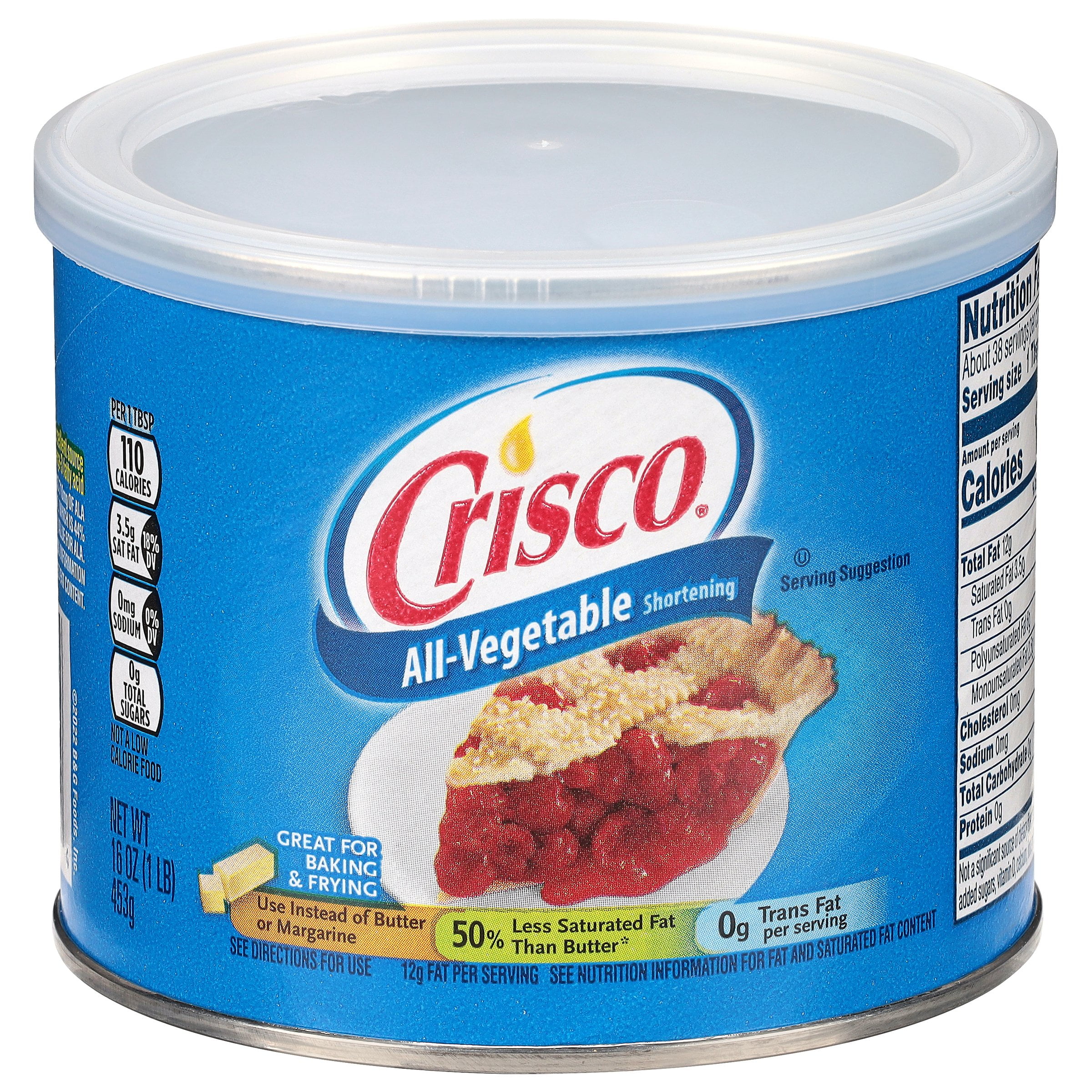 Crisco All-Vegetable Shortening - 16 oz (Packaging May Vary)