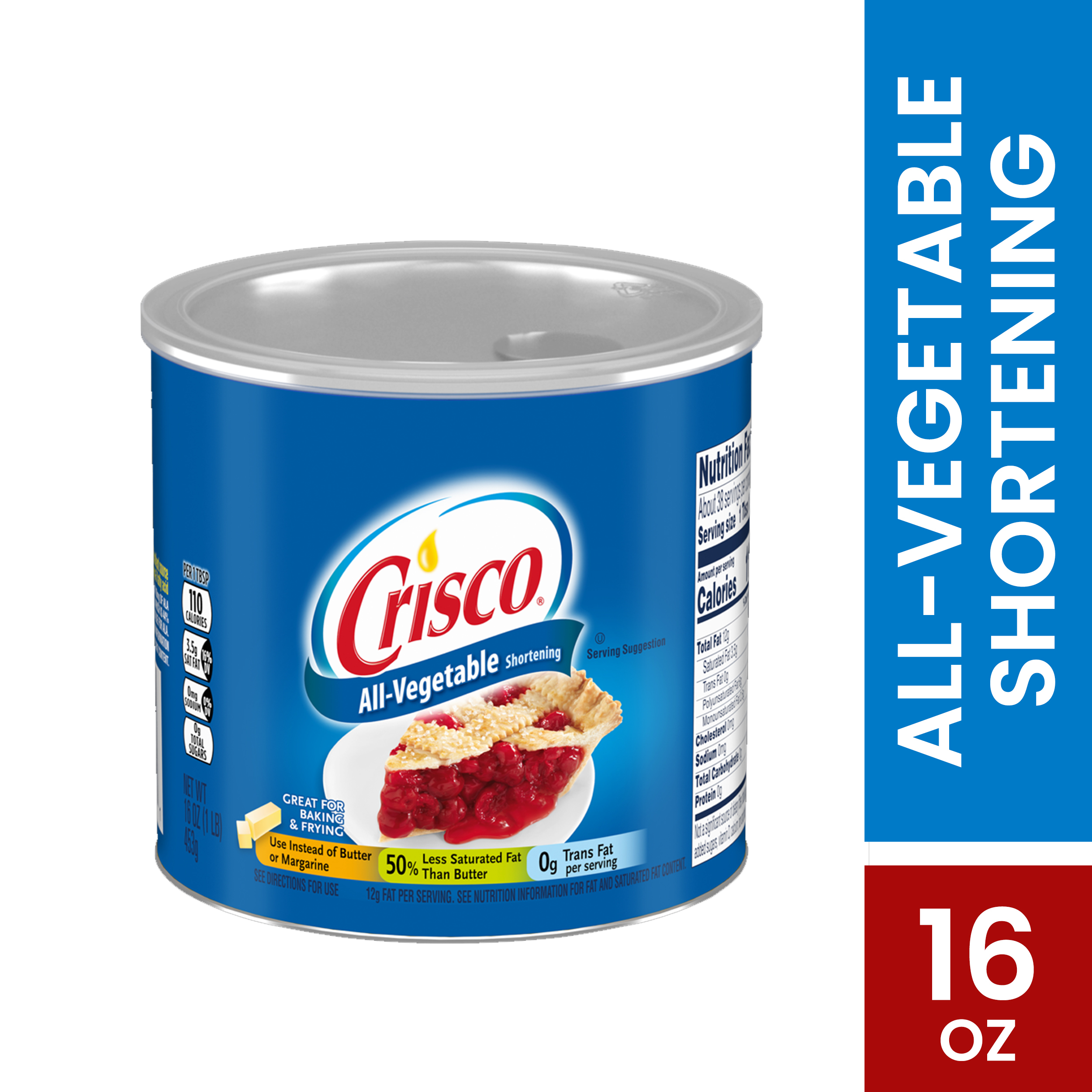 Crisco Regular Vegetable Shortening 48oz