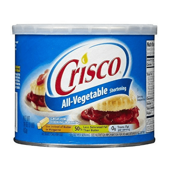 Crisco All-Vegetable Shortening, 16 oz