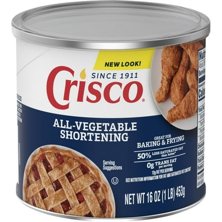Crisco All-Vegetable Shortening, 16 oz