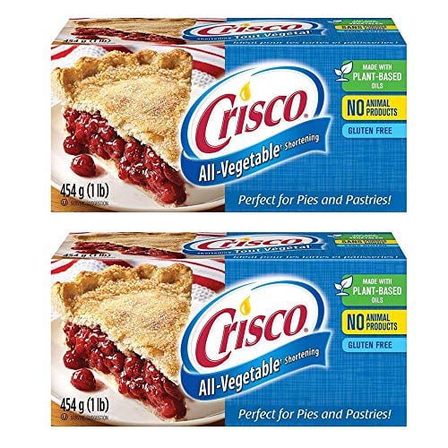 Crisco AllVegetable Shortening, 454G/1Lb, 2Pack {Imported From Canada