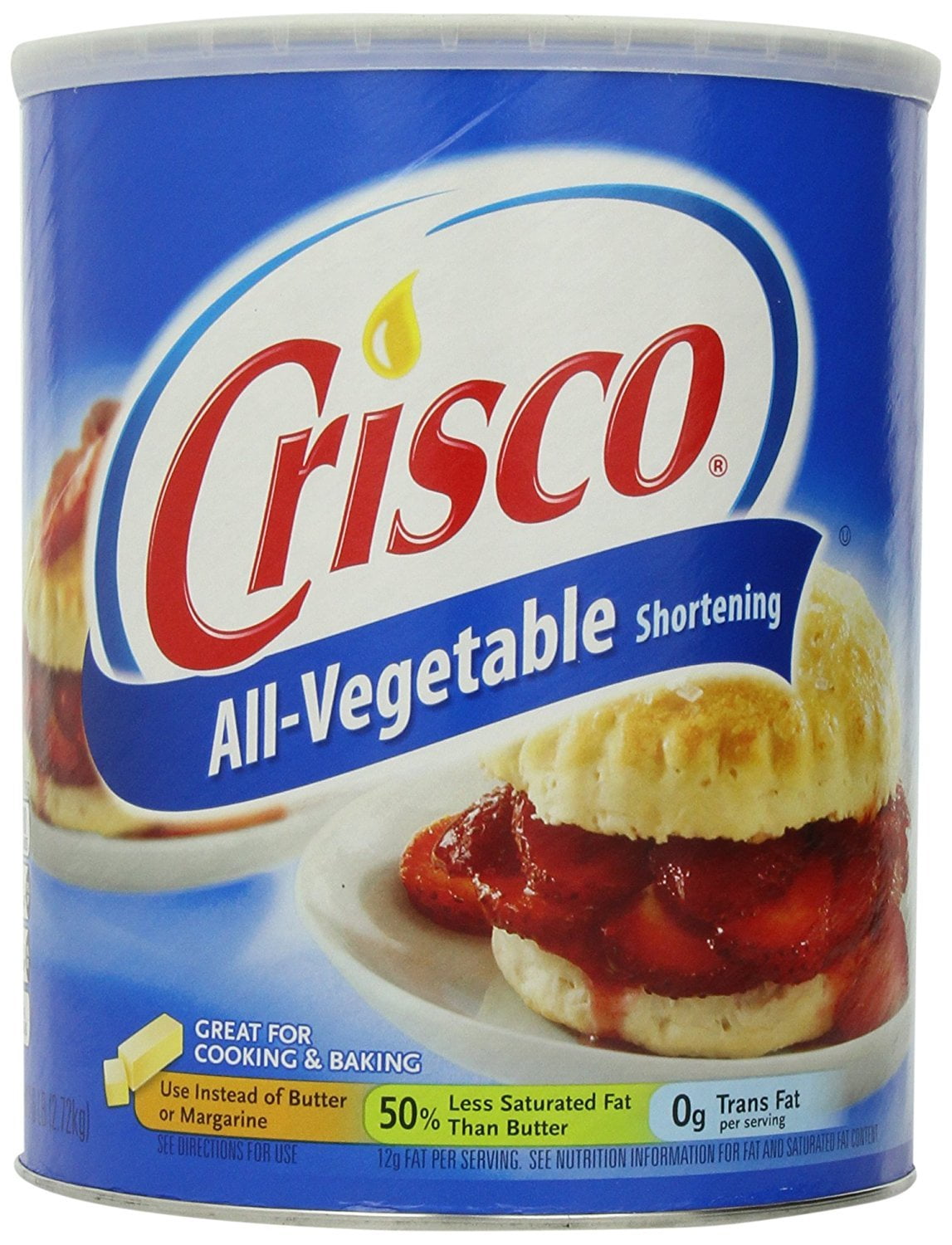 Crisco Butter Flavor All-Vegetable Shortening Sticks, 20 OZ