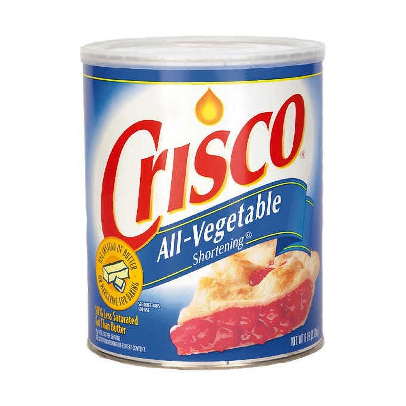 Crisco AllVegetable Shortening, 6 lbs
