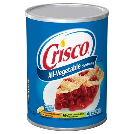 (2 pack) Crisco All Vegetable Shortening, 96 oz